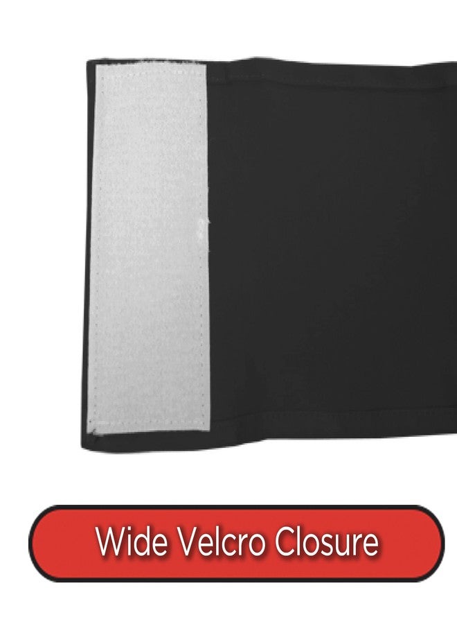 دونا ربطة رأس دونا سباندكس - 18 × 4.75 بوصة، ربطة شعر عريضة ناعمة ومرنة لتصفيف الشعر اليومي - خفيفة الوزن وجيدة التهوية - لون أسود - Image 4